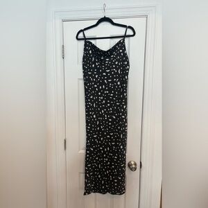 Bluivy Slip Dress with Dot Print